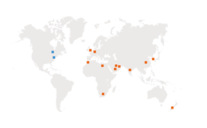 AuCom World Map 2026